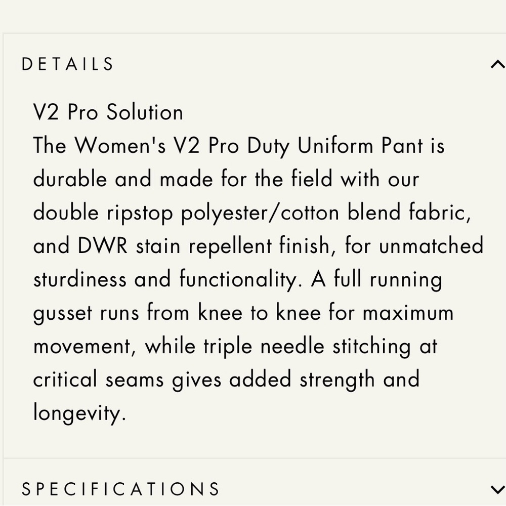 First Tactical V2 Pro Duty Pants - Picture 6 of 9